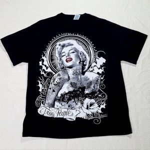 Vintage Marilyn Monroe True Fame Bernard of  Hollywood Mens Tee size XL